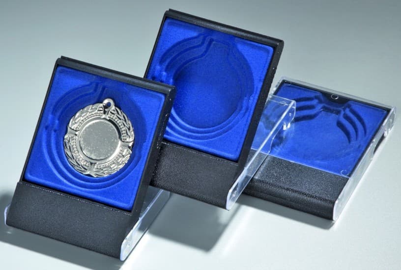 Gaveæske til medaljer gennemsigtig (Plast)